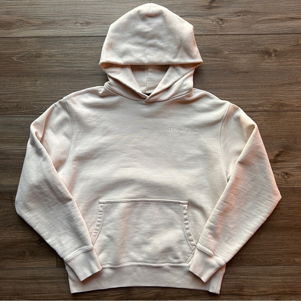 Adidas Humanrace Pharrell Williams Oversized Hoodie in Cream (Small)